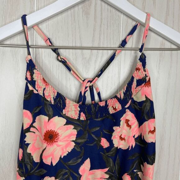 Tori Praver Floral One Piece Strappy Swimsuit Women's Size Medium - Picture 2 of 5